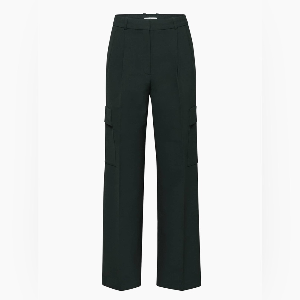 Aritzia Babaton spot light cargo pants navy 6 corpcore office siren capsule